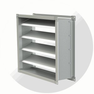 Клапан обратный КО-ВКОП для крышных вентиляторов ВКОП