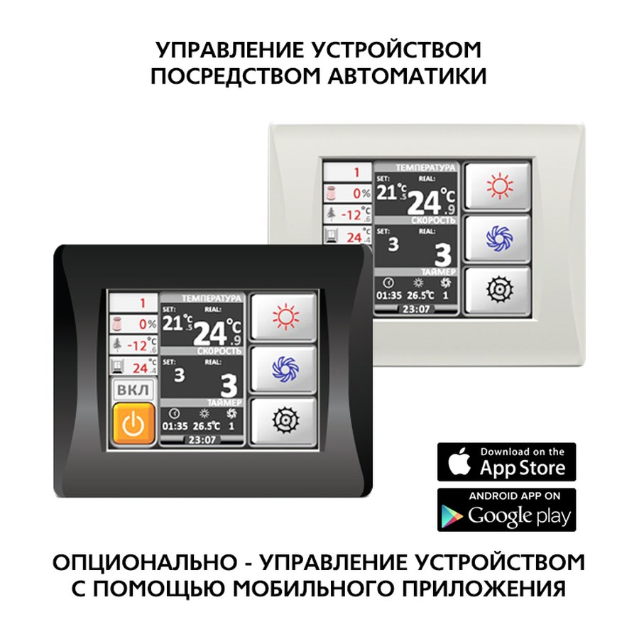 Приточная установка ФЬОРДИ ВПУ (У)-1000/12 кВт/3-GTC (380В)
