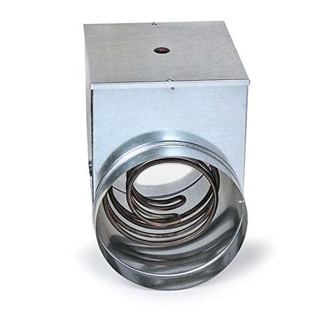 Электрический канальный нагреватель НККм-200-4,5-3ф для круглого воздуховода