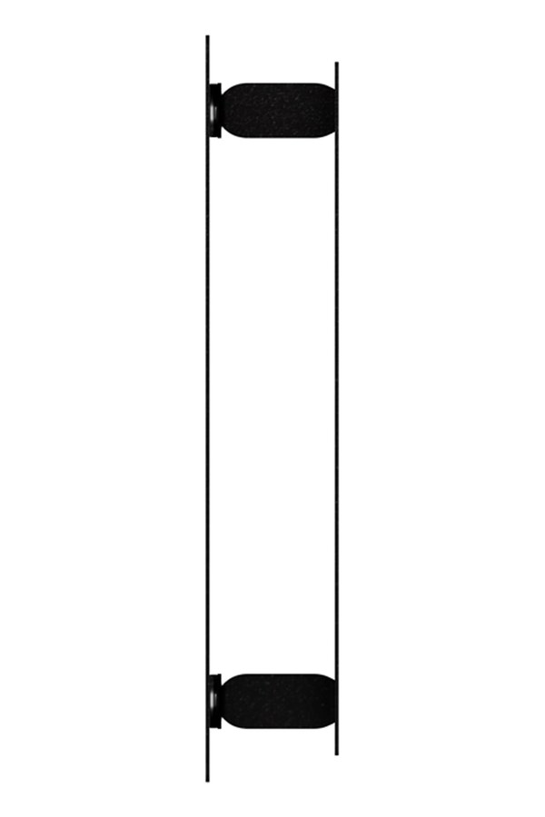 Решетка вентиляционная RVM сетка разъемная на магнитах 140х140 окрашенная сталь черный ERA