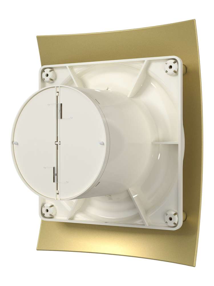 Вентилятор накладной BREEZE D100 обратный клапан Champagne DICITI