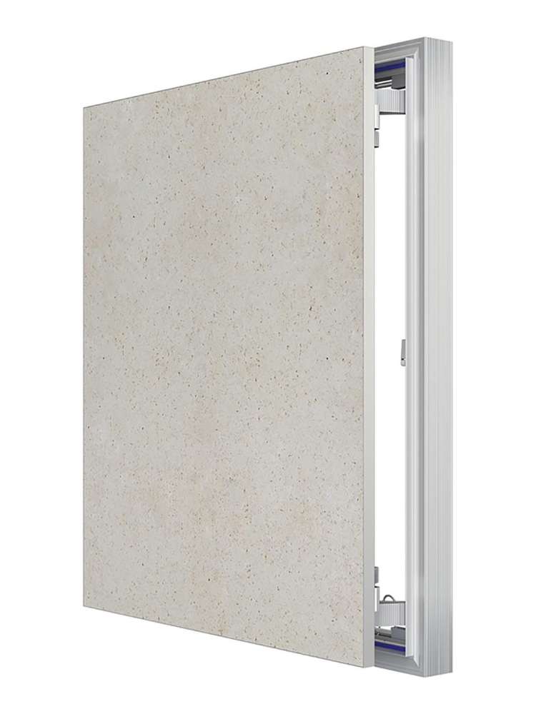 Люк ревизионный D C ERAmo Optimum 500х600 скрытый монтаж петля алюминий EVECS