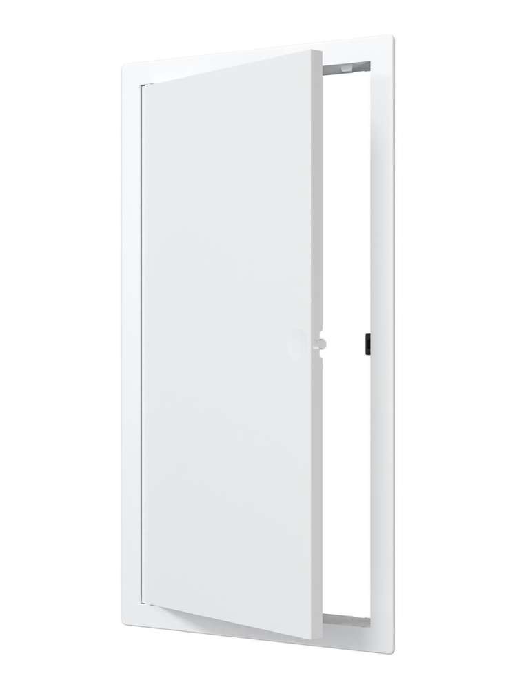 Люк ревизионный LN фланец 150х300 нажимной 172х322 пластик EVECS