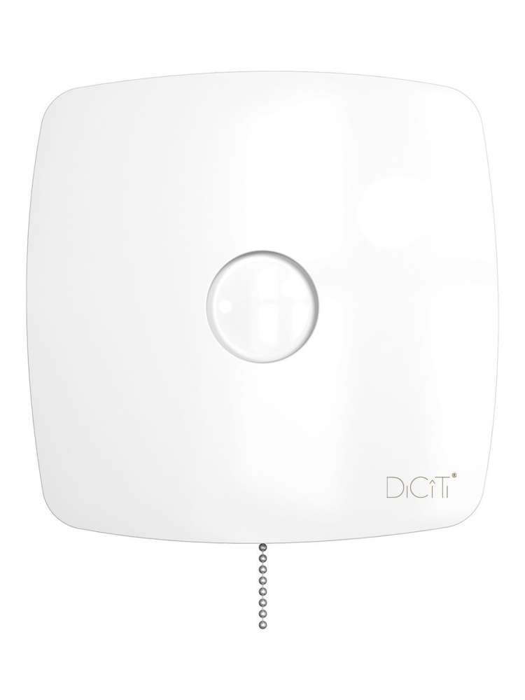 Вентилятор накладной RIO D100 обратный клапан тяговый выключатель DICITI