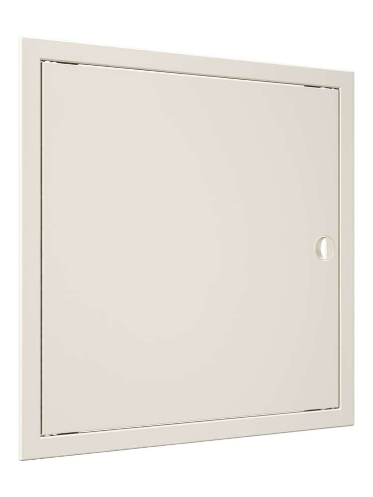 Люк ревизионный ЛР фланец 396х396  ручка 418х418 пластик Ivory EVECS