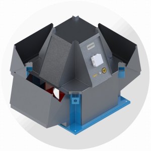 Крышный вентилятор ВКРВ №4, Ø400 мм