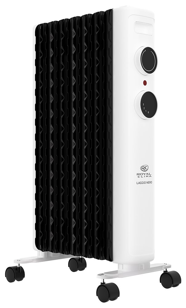 Масляный радиатор ROYAL Clima LAGGIO NERO ROR-LN7-1500M