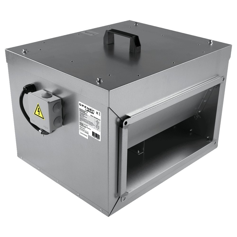 Звукоизолированный прямоугольный канальный вентилятор ZILON ZKSA 600x300-4L3